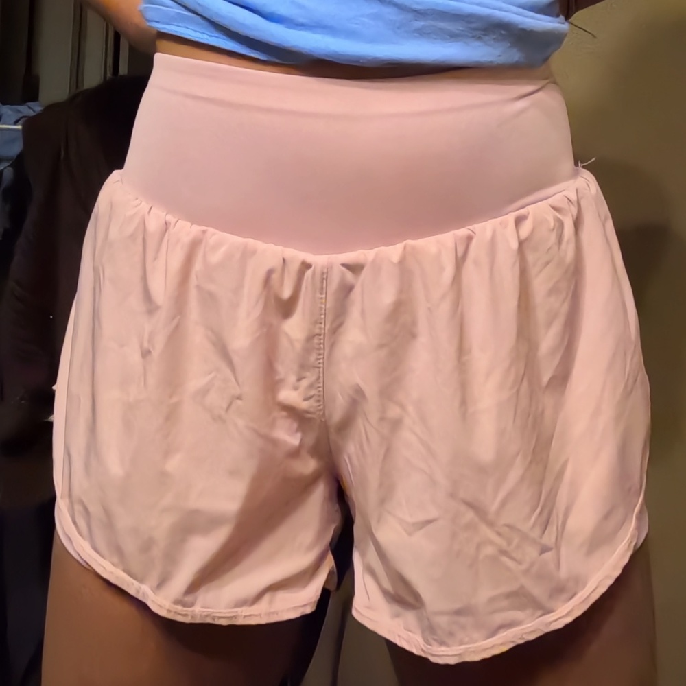 Cute pink athletic shorts
